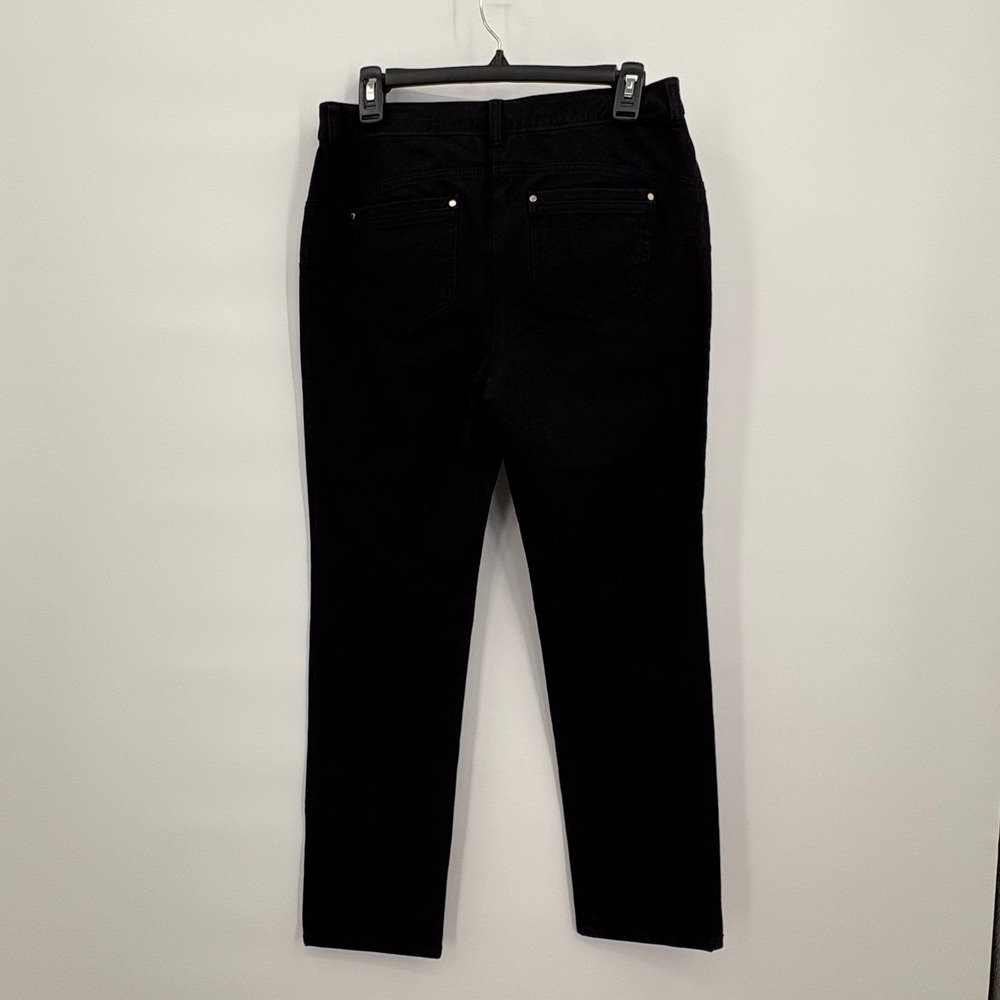 Chicos So Lifting Slim Leg Pants Black Size 0 Short Stretch Tummy Control 1130 - Picture 5 of 9